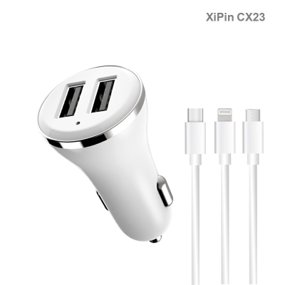 Củ sạc pin trên ô tô XiPin CX23 KIT (For Samsung)